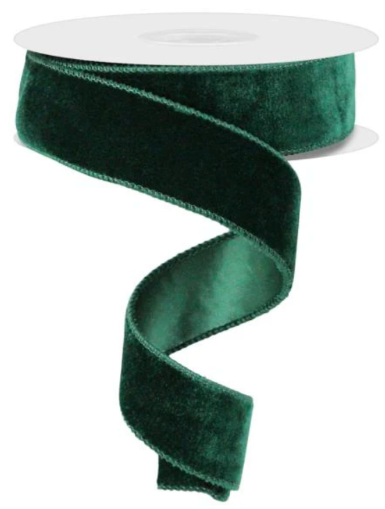 Add Velvet Bows to Garland