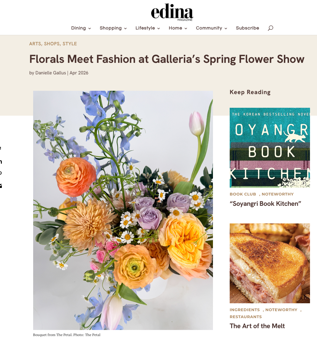 Take a Look at our Feature in Edina Magazine!