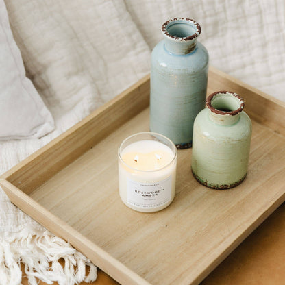 Rosewood + Amber 8.8oz Soy Candle