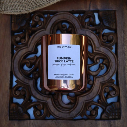 Pumpkin Spice Latte Coconut Soy Candle 12 oz