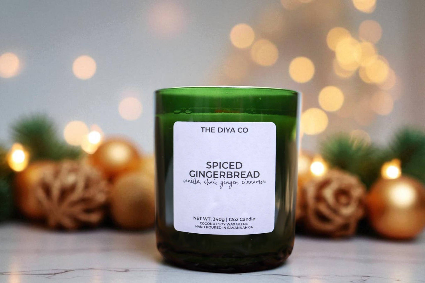 Spiced Gingerbread Coconut Soy Candle 12oz
