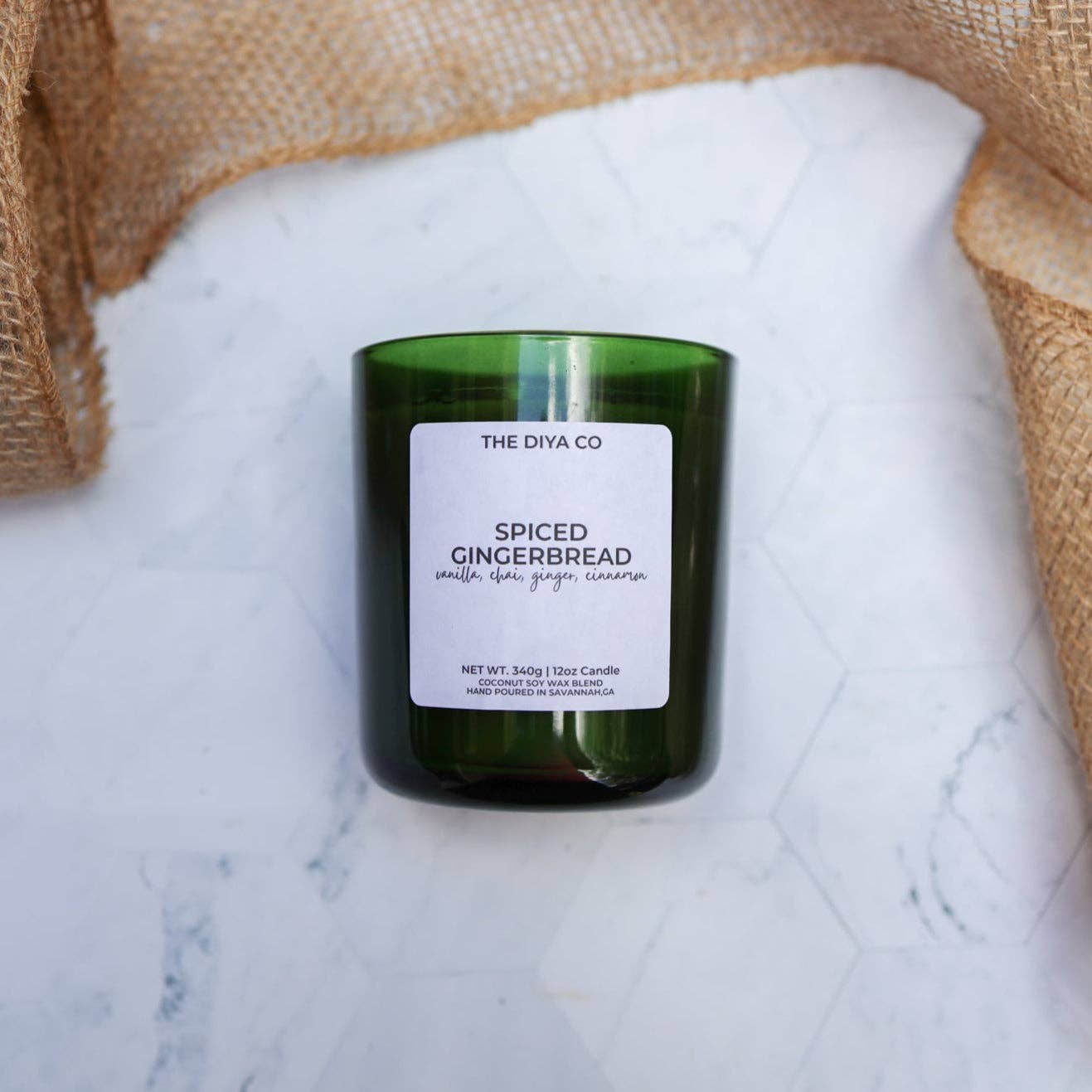 Spiced Gingerbread Coconut Soy Candle 12oz