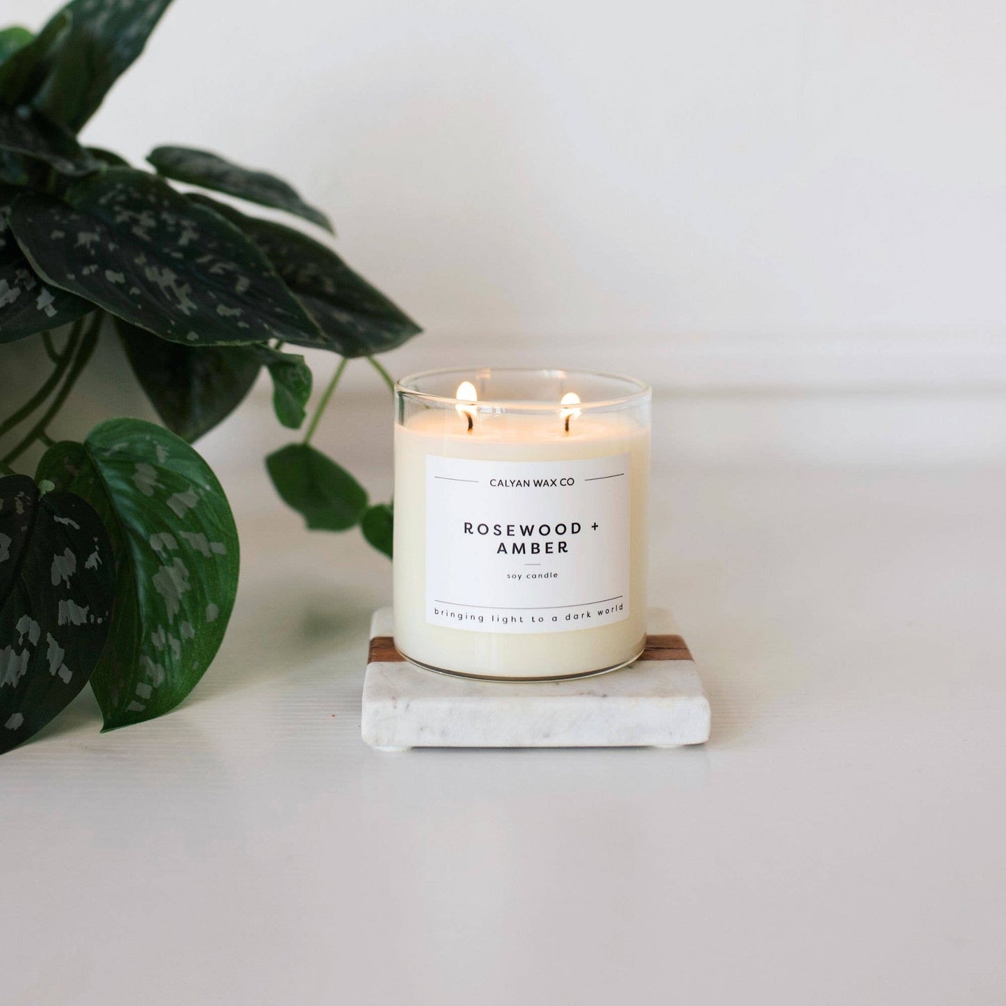 Rosewood + Amber 8.8oz Soy Candle