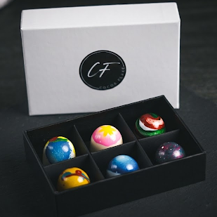 Delicious local chocolate truffles available pick-up or delivery from MN floral shop. 