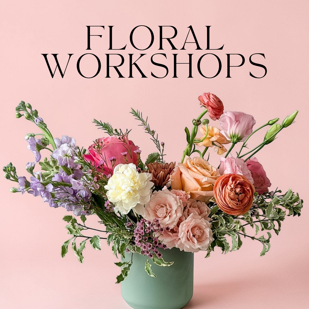 Sign up for a floral workshop in Edina. Girls night out idea