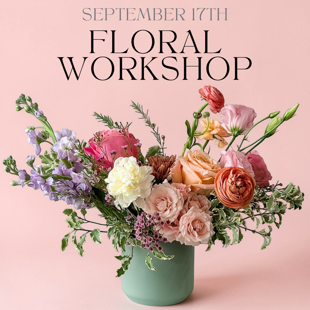 Sign up for our floral workshop in Edina, MN on September 17th