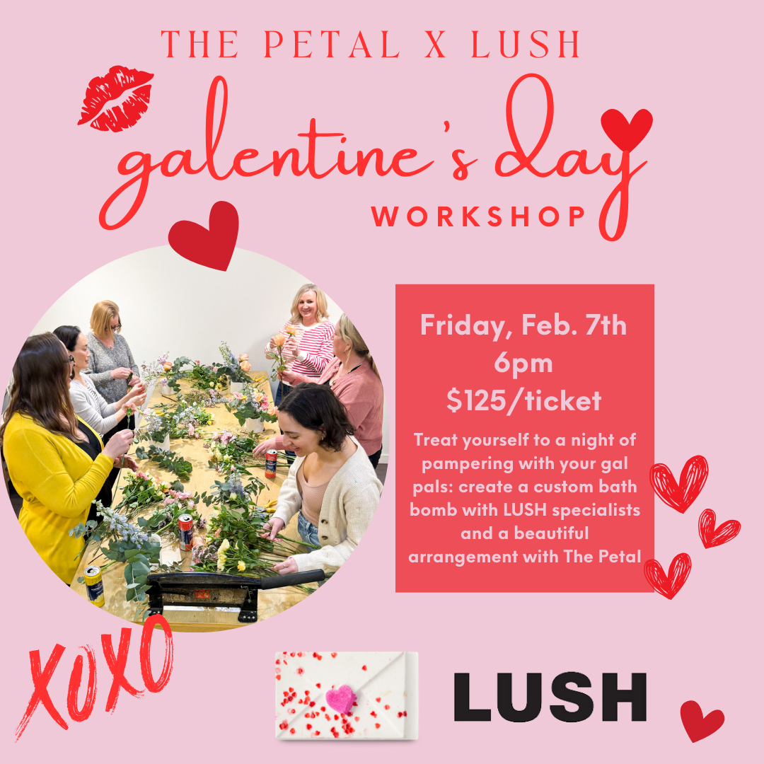 Galentine's Day Workshop in partnership with LUSH- SOLD OUT