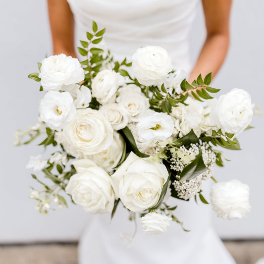 Shop premium, garden-style a la carte bridal bouquets. Perfect for intimate weddings, elopements, and micro weddings. Hand-tied with premium blooms.