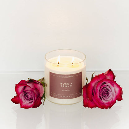 Rose + Peony 8.8oz Soy Candle