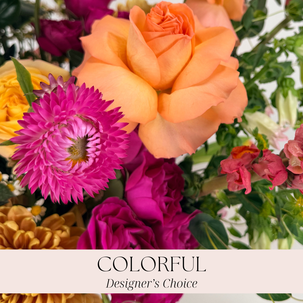 Colorful flowers for arrangements, bouquets, special events, boutonnieres, and corsages for pickup or delivery in Minneapolis.