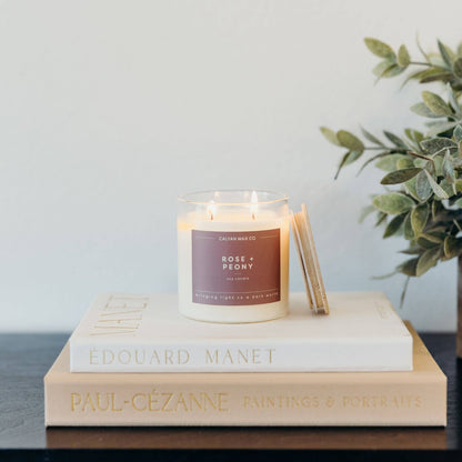 Rose + Peony 8.8oz Soy Candle