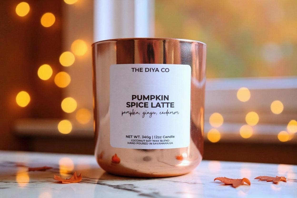 Pumpkin Spice Latte Coconut Soy Candle 12 oz